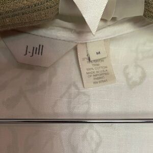 J. Jill Floral Button-Down Blouse